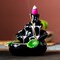 Cute Ceramic Backflow Incense Holder Waterfall Incense Burner with 48 Incense Cones and 30 Incense Stick, Incense Fountain for Home Decor, Desk Decor(Black)